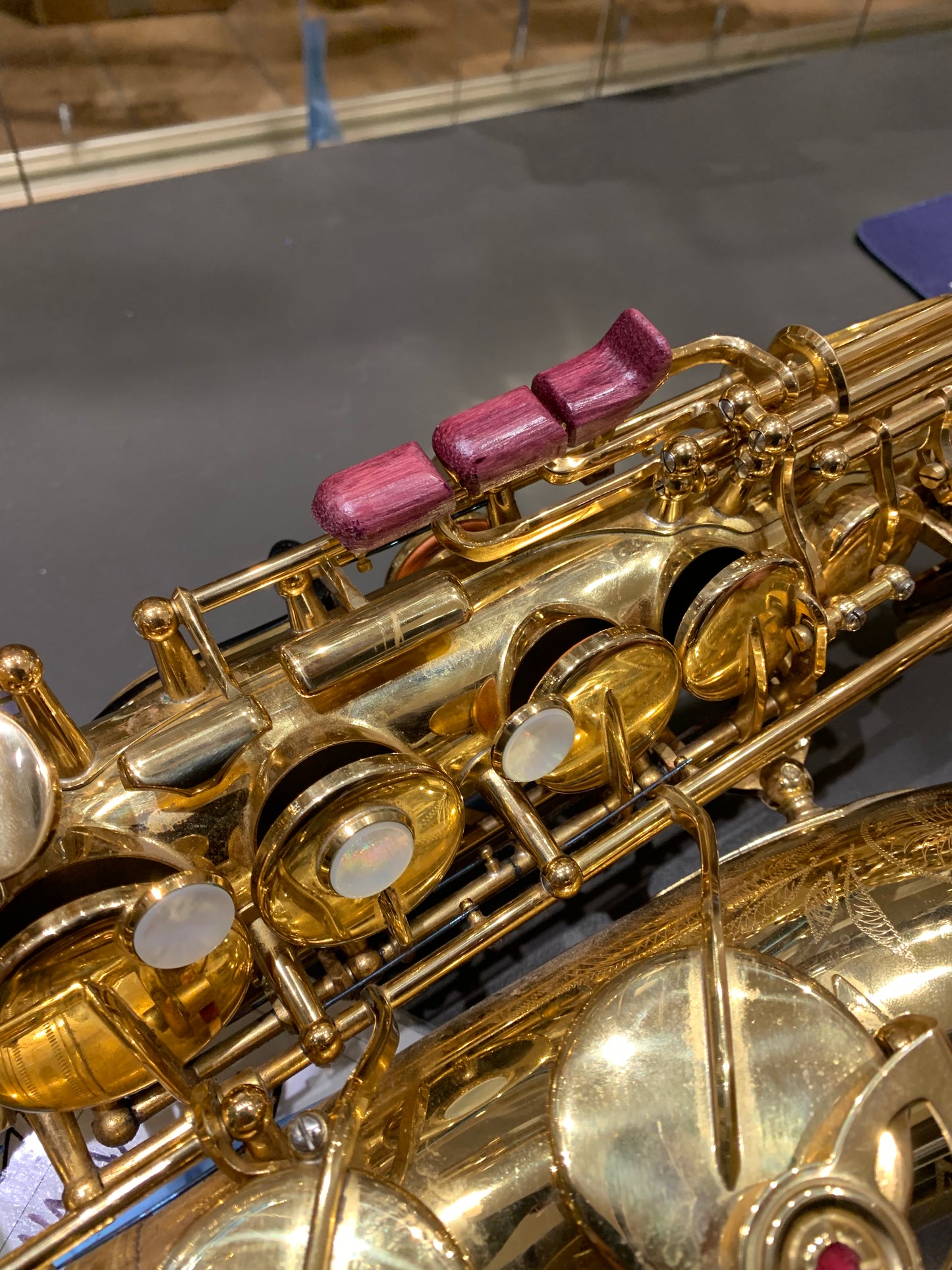 Saxophone Palm Key Risers