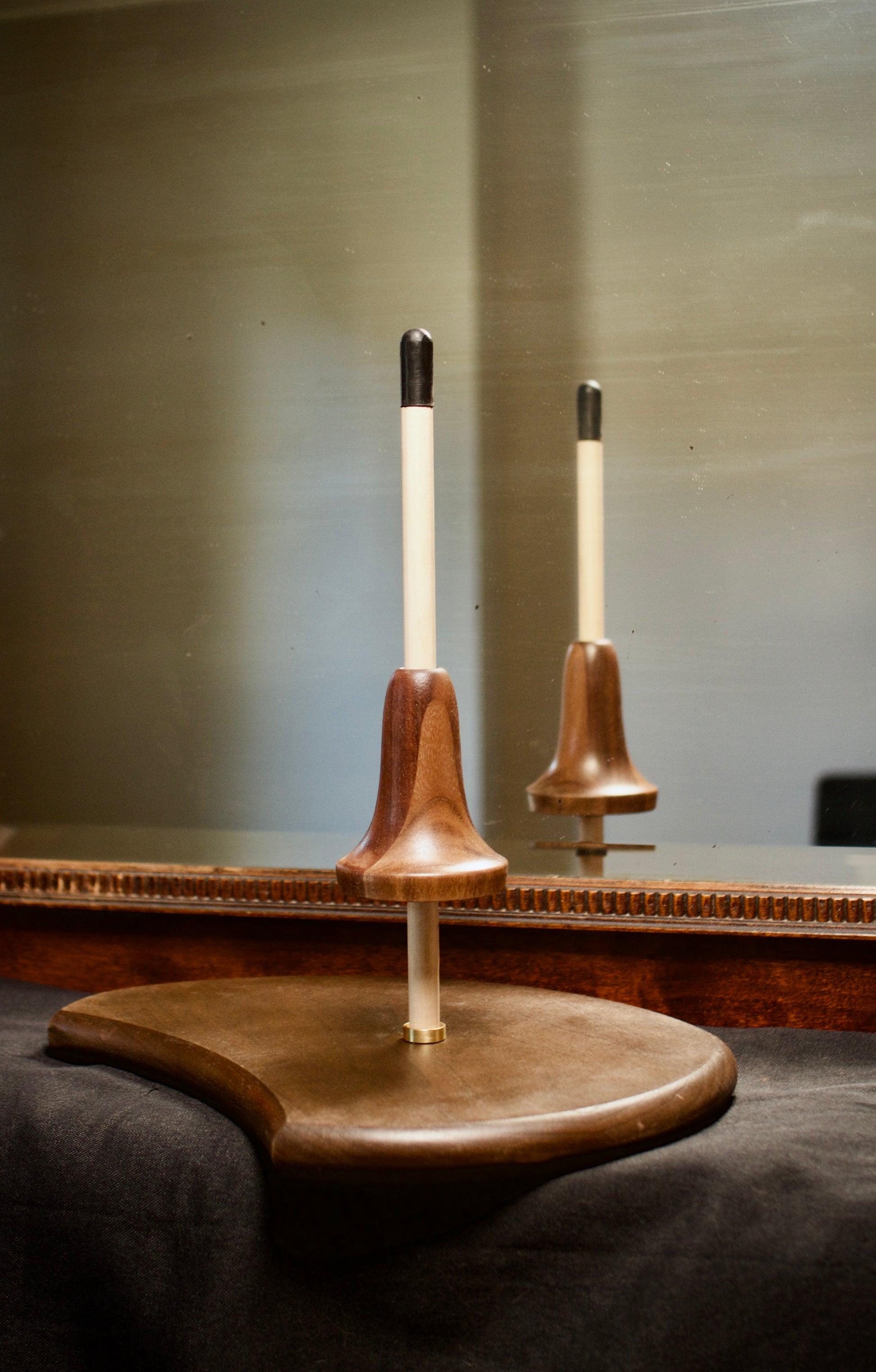 Solid Wood Bb Clarinet Stand