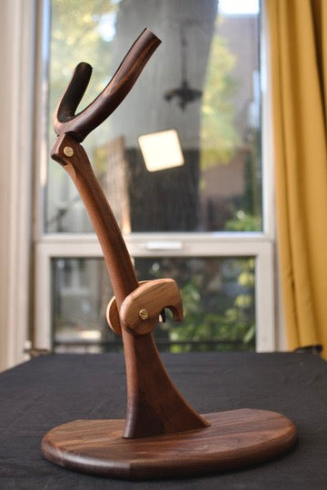 Saxophone Stand in Solid Wood