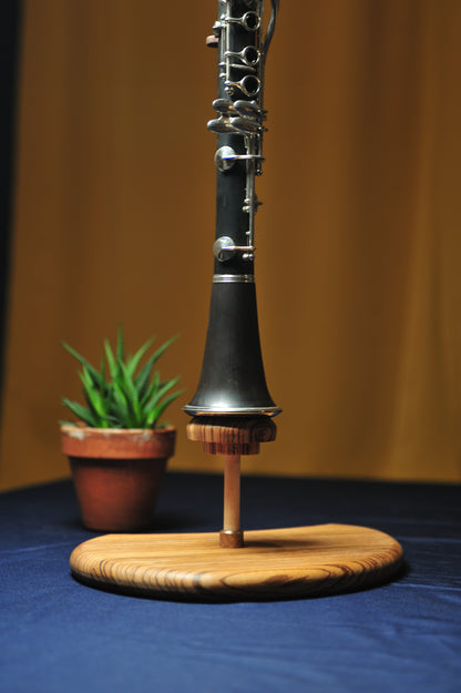 Solid Wood Bb Clarinet Stand