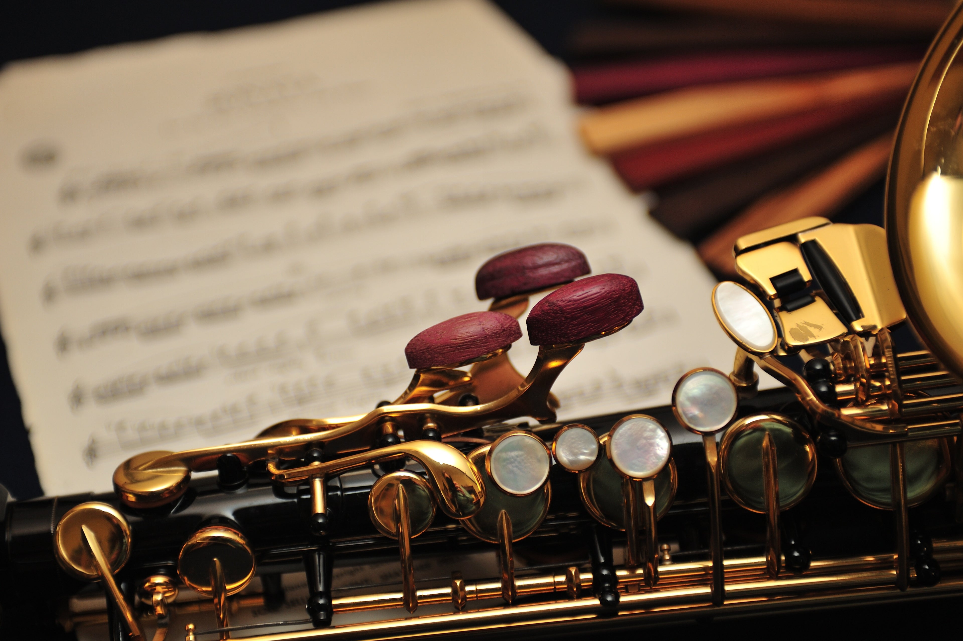 Saxophone Palm Key Risers (Sets of 3)