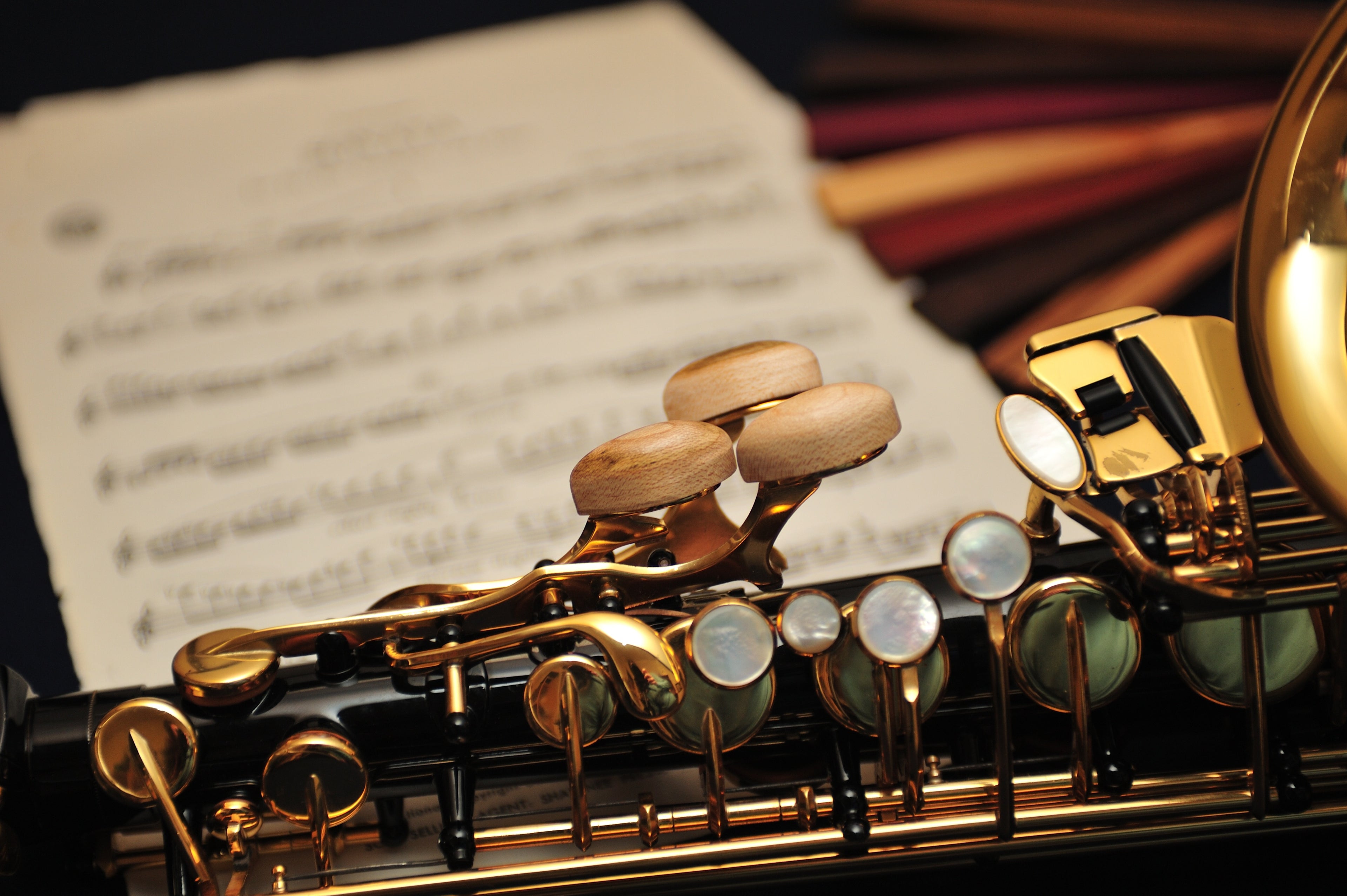 Saxophone Palm Key Risers (Sets of 3)