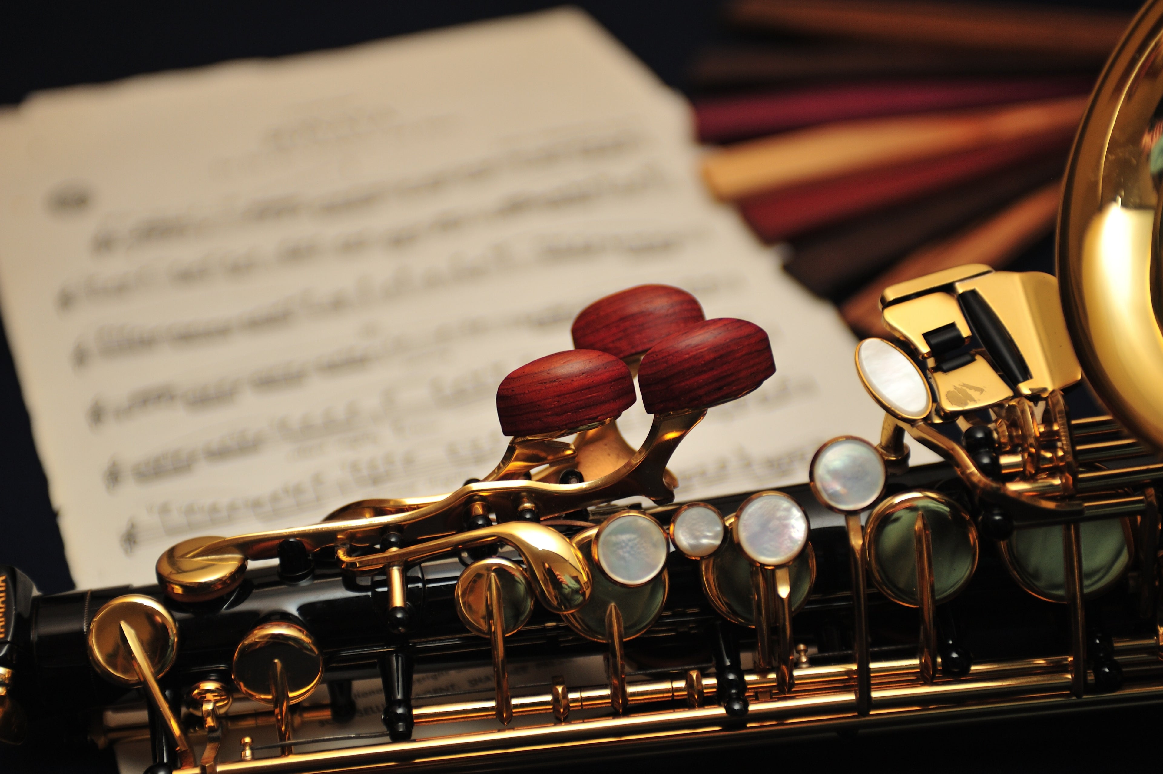 Saxophone Palm Key Risers (Sets of 3)