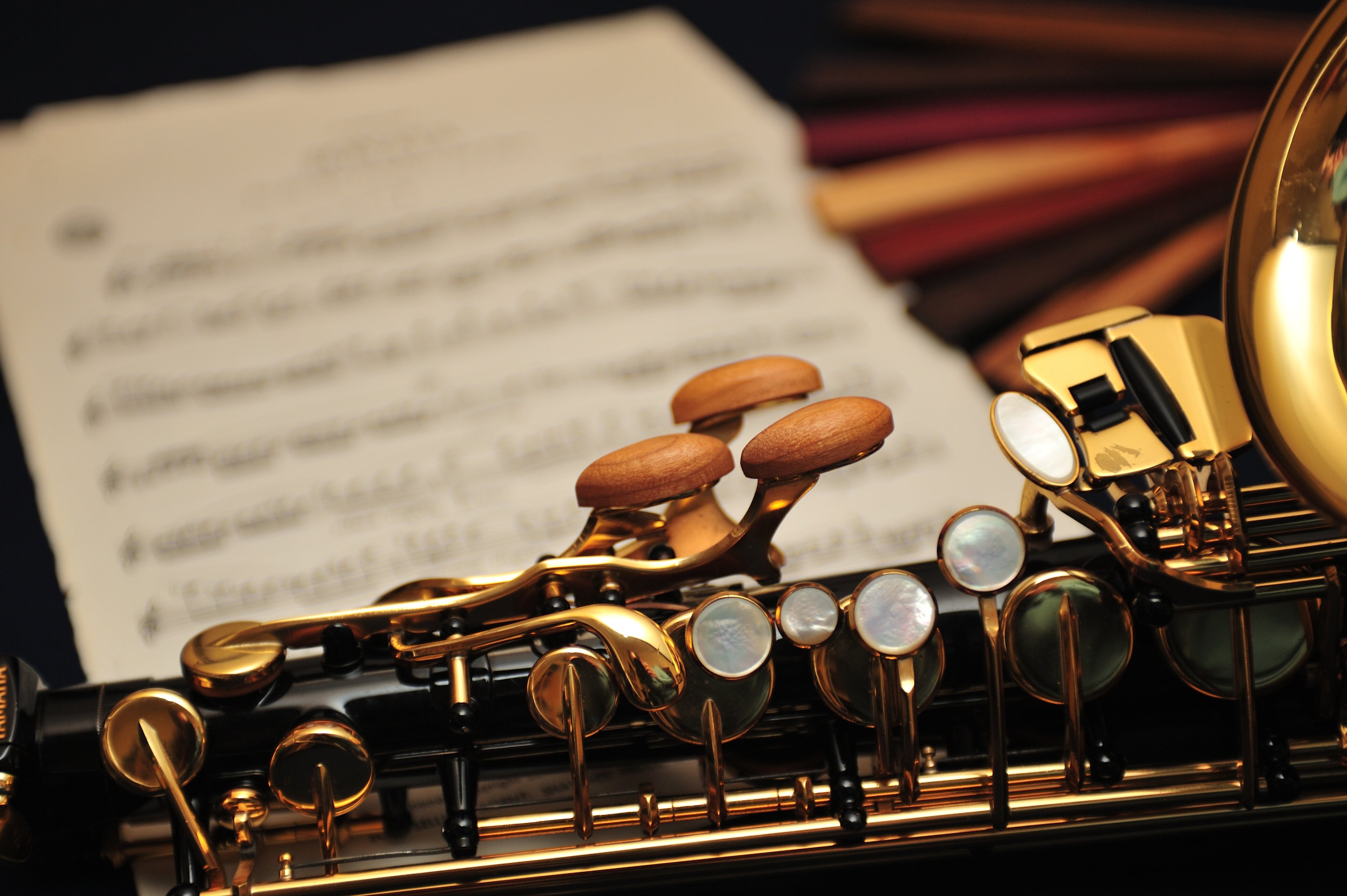 Saxophone Palm Key Risers (Sets of 3)
