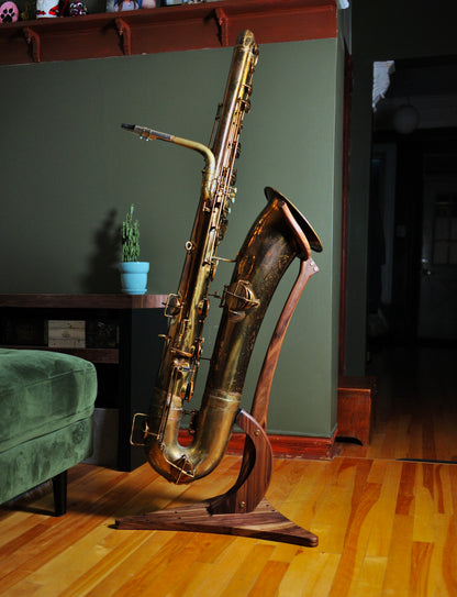 Saxophone Stand in Solid Wood