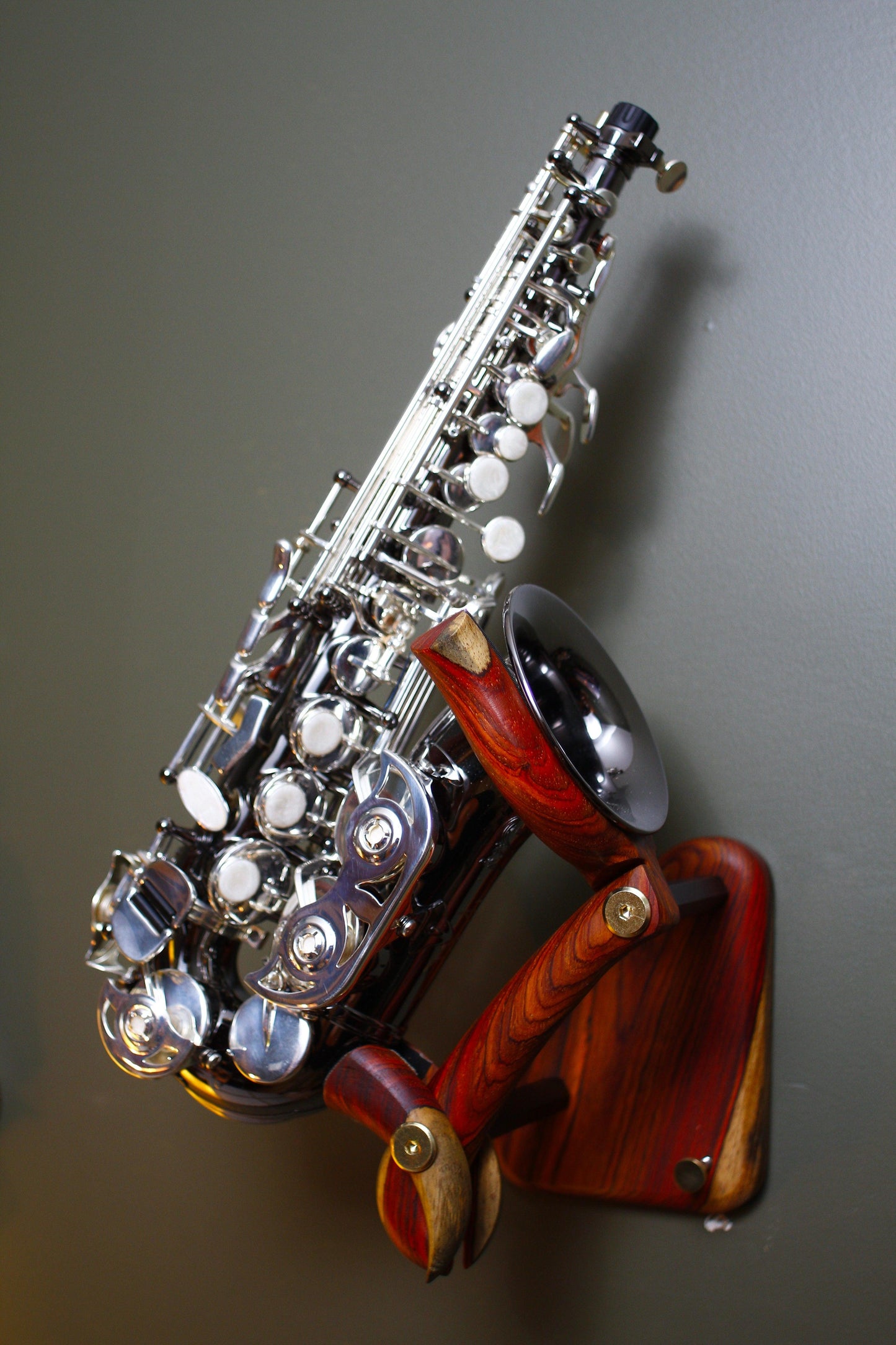 The Wall Hanger - Saxophone Wall Stand - Wood & Winds