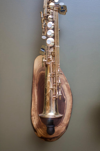 The Wall Hanger - Saxophone Wall Stand - Wood & Winds