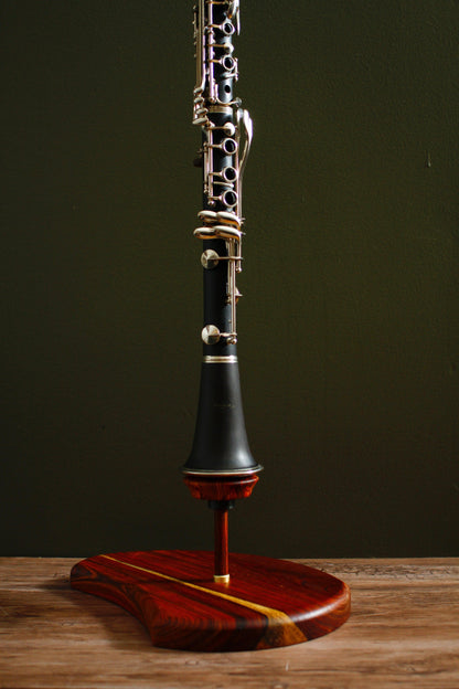 Solid Wood Bb Clarinet Stand - Wood & Winds