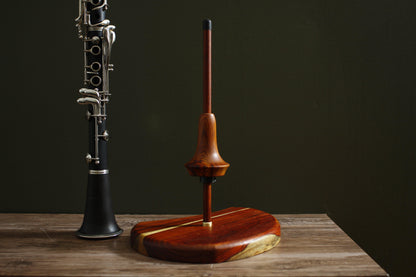 Solid Wood Bb Clarinet Stand - Wood & Winds