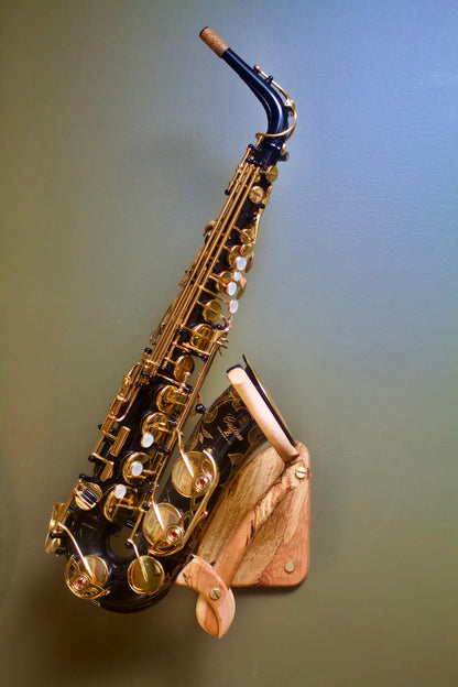 The Wall Hanger - Saxophone Wall Stand - Wood & Winds