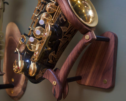 The Wall Hanger - Saxophone Wall Stand - Wood & Winds