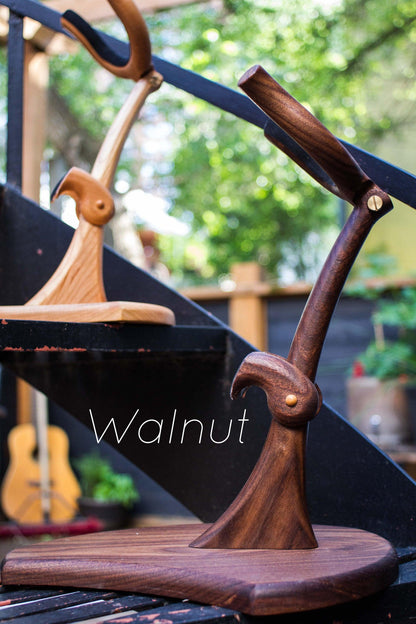 Solid Wood Sax Stand - Wood & Winds